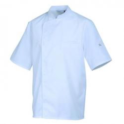 Veste de cuisine mixte bicolore manches courtes Robur ENERGY MC/ML Blanc Manches courtes 2 / M
