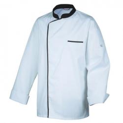 Veste de cuisine mixte bicolore manches courtes Robur ENERGY MC/ML Noir Manches longues 0 / XS