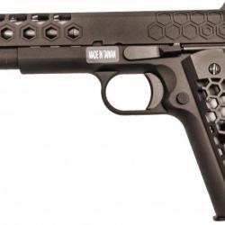 WE 1911 Hex Cut BK GAZ Blowback 0.9J