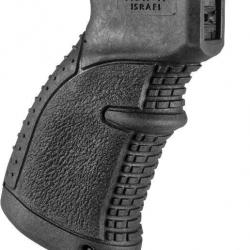 Poignée pistolet ergonomique caoutchoutée noire FAB Defense AGR-47 pour AK, AKM et Galil