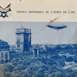 Rare Livret : Service Historique de l'armée de l'air