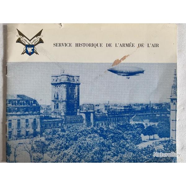 Rare Livret : Service Historique de l'arme de l'air