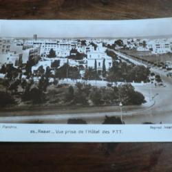 CP  PAYS MAROC  RABAT  VUE PRISE DE L HOTEL DES P T T