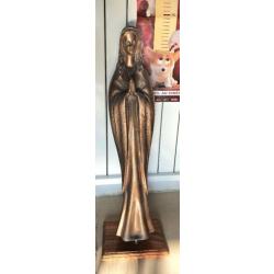 Vierge marie en bronze 51 cm