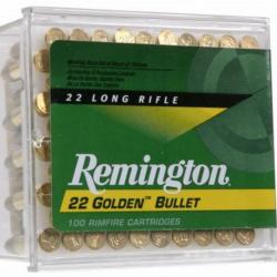 Munitions REMINGTON cal.22lr pointe cuivre par 100