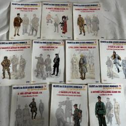 Lot de 10 revues Soldats des deux guerres Mondiales (No 1 à 10)