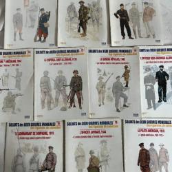 Lot de 10 revues Soldats des deux guerres Mondiales (No 11 à 20)