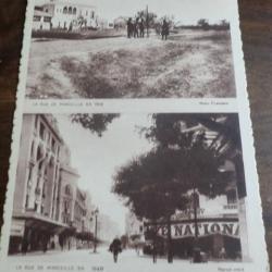 CP  PAYS MAROC  CASABLANCA  LA RUE DE MARSEILLE  1912  1948