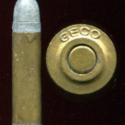 12.7 x 44 R Remington Norvège & Suède - marquage en relief = GECO