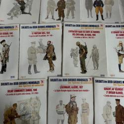 Lot de 10 revues Soldats des deux guerres Mondiales (No 71 à 80)
