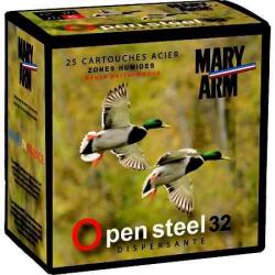 MARY ARM Cartouches de chasse Open steel 32 - par boite de 25  12  / 70  32g