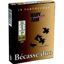 MARY ARM Cartouches de chasse Becasse duo - par boite de 10  20  / 70  29g
