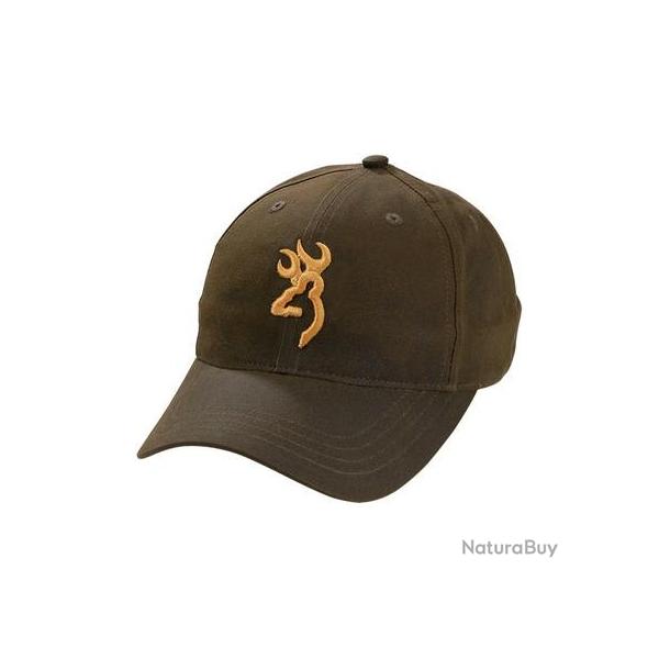 BROWNING Casquette durawax brown
