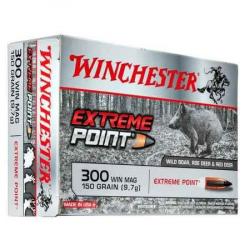 WINCHESTER Balles de chasse Extreme point sans plomb - par boite de 20  300 WINCHESTER MAGNUM   150G