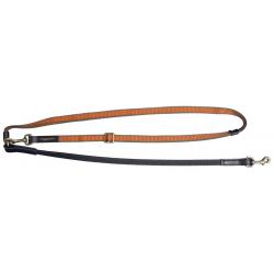 Laisse bandoulière grip de dressage pour chien - Niggeloh-Olive Cognac