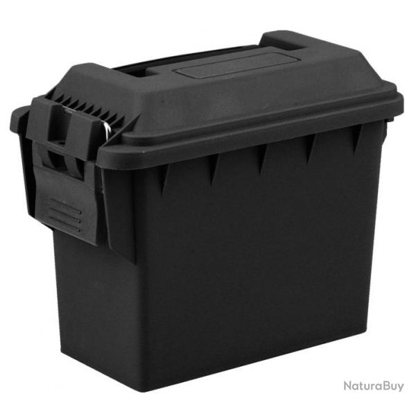 Caisse munition polymre noir 17.5X9X13.5 cm-Noir