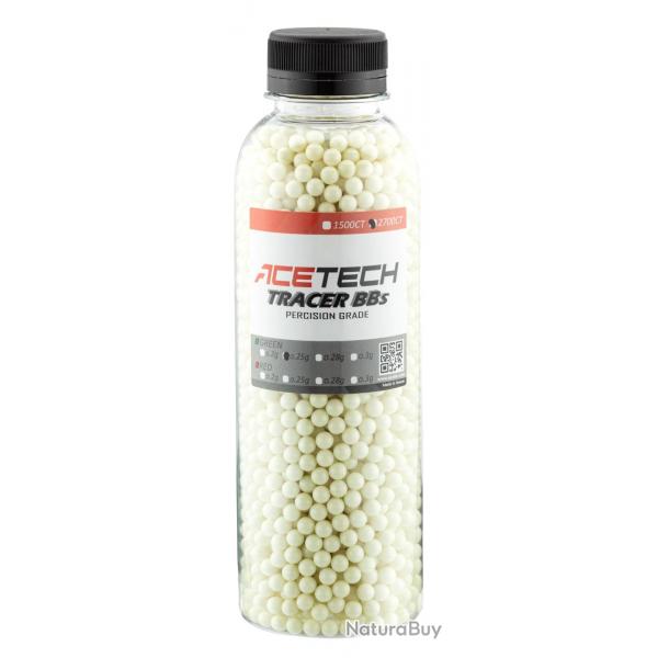 Billes Acetech Tracer 0.20g x 2700 vertes bouteille-BB BILLES TRACER ACETECH 0.20grs bouteille 2700r