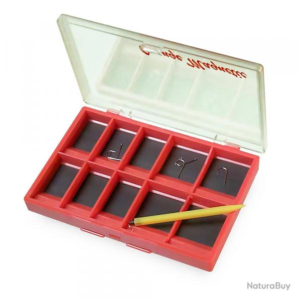 Boite  Hameons Magntique (10 cases) Stonfo