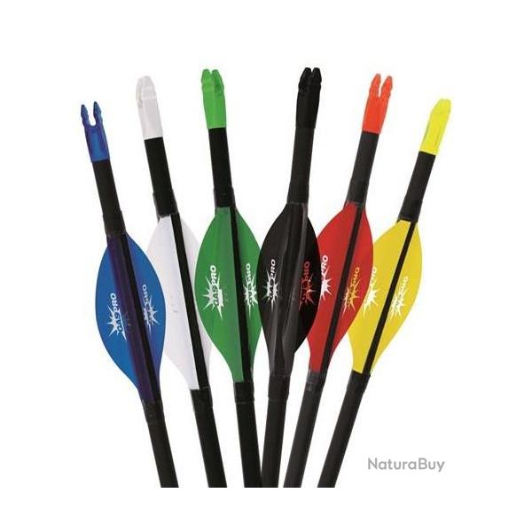 GASPRO - Plumes FIELD Med. EFFICIENT 2" GAUCHER (LH) ROUGE
