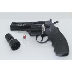 Revolver Colt .357 Python 4" cal.6mm CO2 full métal fourni avec 6 douilles et un speedloader