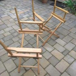 Deux fauteuils de metteur en Scène