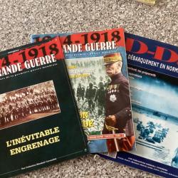 Lot de 3 magazines sur D Day / 14-18 / La grande guerre