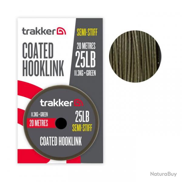 Tresse  bas de ligne Semi Stiff Coated Hooklink Trakker 20m 25