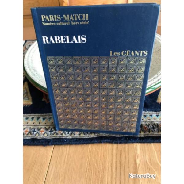 Livre Rabelais no culturel hors srie Paris Match