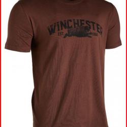 T-SHIRT WINCHESTER BRUN VERMONT TAILLE S