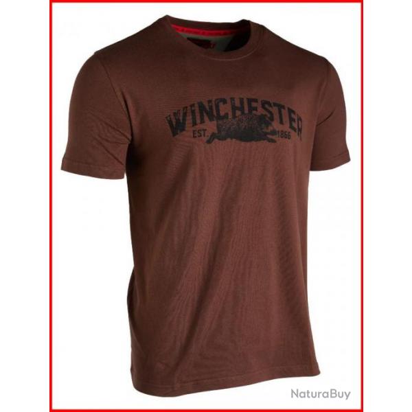 T-SHIRT WINCHESTER BRUN VERMONT TAILLE M
