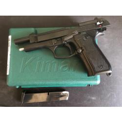 Pack pistolet Kimar 92 auto noir Neuf + 40 9MM PAK + 10 CS COMME NEUF