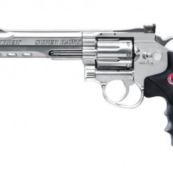 Réplique revolver Super Hawk 8 Pouces CO2 - Silver