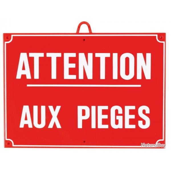 Attention pige dim 28 x 20 cm - Rouge