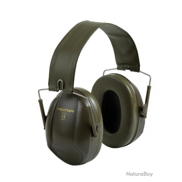 Casque peltor bull's eye 1 Vert avec serre-tte pliable