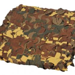 Filet de Camouflage Camosystems basic 3D - 6 m x 2,4 m - imprime tricolore