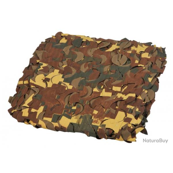 Filet de Camouflage Camosystems basic 3D - 6 m x 2,4 m - imprime tricolore