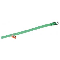 Collier biothane biogold Vert long 55cm largeur 25mm