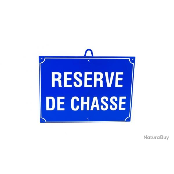 Chasse rserve dim 28 x 20 cm - Bleu