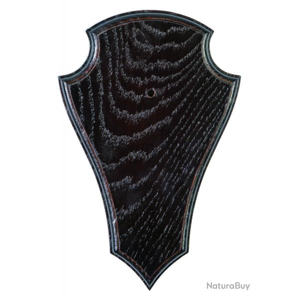 Ecusson Januel en chne fonc pour chevreuil de 230mm x 150mm