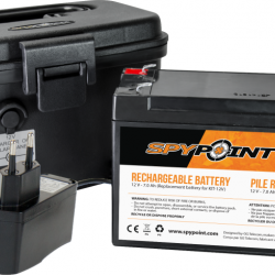 Batterie 12v Spypoint - Chargeur et boitier