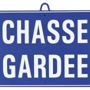 Panneau Chasse Gardée - haute visibilité - Ø 300mm - 4091600 ❘ Bricoman