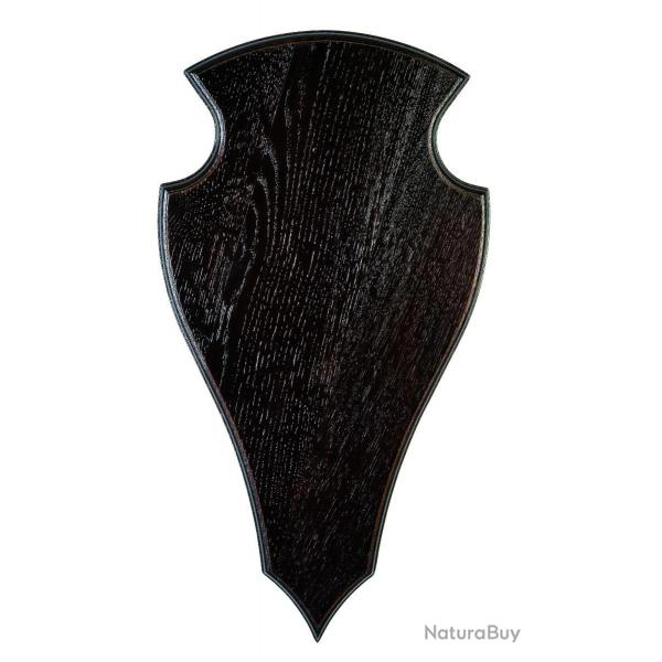 Ecusson Januel en chne fonc pour cerf 450mm x 240mm