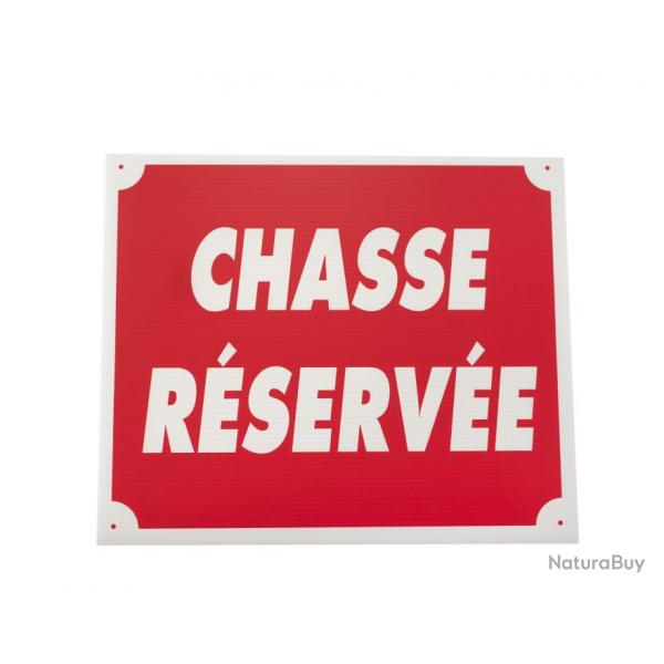 Panneau chasse rserve dim 25 x 30 cm akylux