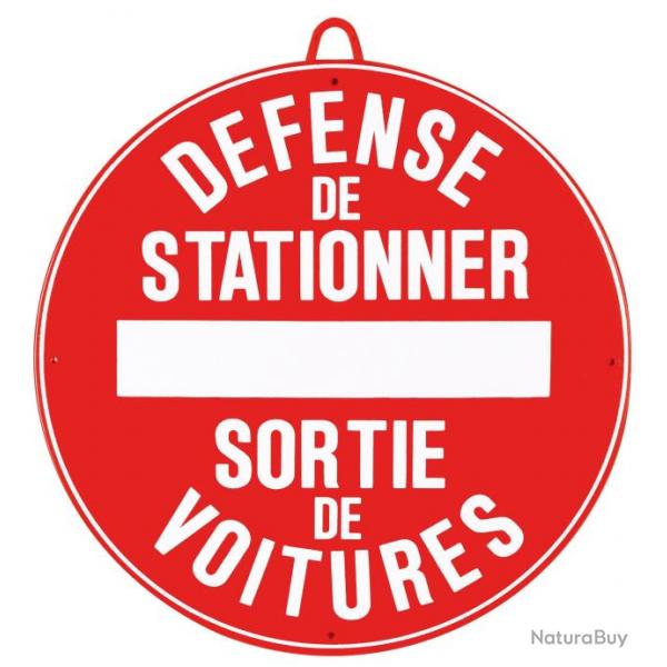 Dfense de stationner diam 28 cm Rouge