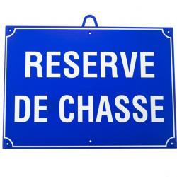 Réserve de chasse dim 28 x 20 cm Bleu