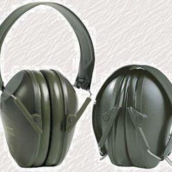 Casque peltor anti bruit Vert militaire avec serre-tête pliable