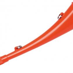 Corne plastique Rouge fluo 22 cm