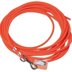 Longe biothane tubulaire Orange long 10 m