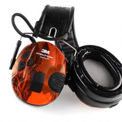 Casque 3M Peltor sporttac - Kit gel - Coquilles Camo Orange