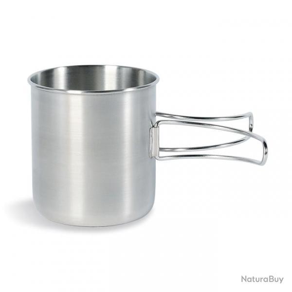 HANDLE MUG - Tasse gradue avec poigne pliante Tatonka - 600ml - Acier inox